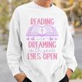 Reading Is Dreaming With Your Eyes Open Cute Quote Books Premium Tri-Blend Sweatshirt Gifts for Him Reading Is Dreaming With Your Eyes Open Cute Quote Books Premium Tri-Blend Sweatshirt Gifts for Him