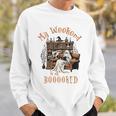 Reading Ghost Halloween Library Weekend Book Lovers Women Premium Tri-Blend Sweatshirt Gifts for Him