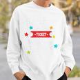 Reading Is a Ticket To Wherever Fun Book Reading Quote Sweatshirt Gifts for Him