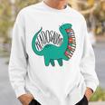 Readosaurus Cute Dinosaur Reading Books Reading Sweatshirt Gifts for Him