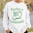 Retro Book Club Reading Is Fundamental Readers Sweatshirt Gifts for Him