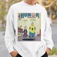 Retro Vintage Distressed Comic Book Humor Original Print Sweatshirt Gifts for Him