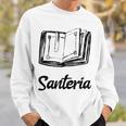 Santeria Bruja Book Sweatshirt Gifts for Him Santeria Bruja Book Sweatshirt Gifts for Him