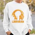 This Is My Scary Librarian Halloween Book Lover Scary Reader Sweatshirt Gifts for Him