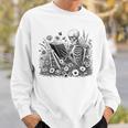 Skeleton Reading Book Floral Bookish Aesthetic Book Lover Sweatshirt Gifts for Him Skeleton Reading Book Floral Bookish Aesthetic Book Lover Sweatshirt Gifts for Him