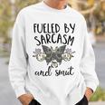 Smut And Sarcasm Women Sarcastic Romance Reader Smutty Books Sweatshirt Gifts for Him