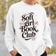 Soft Girl Book Club Coquette Bow Aesthetic Reader Sweatshirt Gifts for Him Soft Girl Book Club Coquette Bow Aesthetic Reader Sweatshirt Gifts for Him