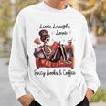 Spicy Books Coffee Smutty Book Lovers Smut Love Smutt Books Sweatshirt Gifts for Him