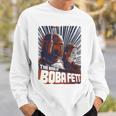 Star Wars The Book Of Boba Fett Retro Graphic Poster Sweatshirt Gifts for Him Star Wars The Book Of Boba Fett Retro Graphic Poster Sweatshirt Gifts for Him