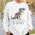 StuffedRex Trex Stuffy Books Nerds Dinosaur Costume Trex Sweatshirt Gifts for Him