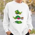 Triathlete Eating Sleeping Reading Dragon Book Sweatshirt Gifts for Him