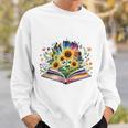 Unearth A Story Summer Reading 2026 Flower Butterfly Book Premium Tri-Blend Sweatshirt Gifts for Him Unearth A Story Summer Reading 2026 Flower Butterfly Book Premium Tri-Blend Sweatshirt Gifts for Him