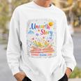 Unearth a Story Summer Reading 2026 Wildflower Book Library Sweatshirt Gifts for Him Unearth a Story Summer Reading 2026 Wildflower Book Library Sweatshirt Gifts for Him