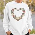 Vintage Book Lover Valentine Heart Premium Tri-Blend Sweatshirt Gifts for Him