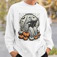 Vintage Ghost Reading Book Pumpkins Goth Halloween Teachers Sweatshirt Gifts for Him Vintage Ghost Reading Book Pumpkins Goth Halloween Teachers Sweatshirt Gifts for Him