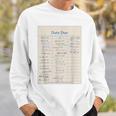 Vintage Library Due Date Card For Book Lovers Librarians Sweatshirt Gifts for Him