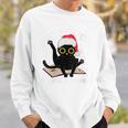 Witchy Book Lover Christmas Cat Reading Mystic Bookworm Sweatshirt Gifts for Him Witchy Book Lover Christmas Cat Reading Mystic Bookworm Sweatshirt Gifts for Him