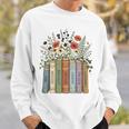 Women's Juneteenth 1865 Freedom Books Botanical Wildflower Graphic Sweatshirt Gifts for Him