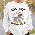 Women's Oops I Got Another Book Goose Goose Reader Women Girls Sweatshirt Gifts for Him