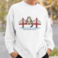 Women's San Franciscos Cat Golden Gates Bridge Cat Reading Books Sweatshirt Gifts for Him Women's San Franciscos Cat Golden Gates Bridge Cat Reading Books Sweatshirt Gifts for Him