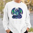 In a World Of Bookworms Be a Book Dragon Reading Sweatshirt Gifts for Him
