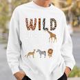 Zoo Animals Wild About Reading Books Reader Lover Librarian Premium Tri-Blend Sweatshirt Gifts for Him