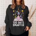 100th Day Of School 100 Days Smarter Books Space Astronaut Sweatshirt Gifts for Her 100th Day Of School 100 Days Smarter Books Space Astronaut Sweatshirt Gifts for Her