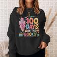 100th Day Of School Teacher Floral 100 Days In The Books Sweatshirt Gifts for Her