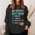 10th Perfect Birthday Reading 10 Years Old Book Lover Sweatshirt Gifts for Her