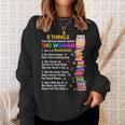 5 Things Should Know About This Woman Bookaholic Book Lover Sweatshirt Gifts for Her