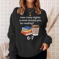 67 Meme English Teacher Reading Book Lover Humor Sweatshirt Gifts for Her