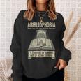 Abibliophobia Reading Bookworm Books Reader Sweatshirt Gifts for Her Abibliophobia Reading Bookworm Books Reader Sweatshirt Gifts for Her
