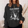 Alien Abduction UFO Lovers Comic Book Style Shirt Sweatshirt Gifts for Her