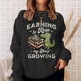 Alligator Book Lover Reading Pun Bookish Humor Vibes Sweatshirt Gifts for Her