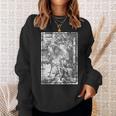 Apocalypse St John Devours The Book 1498 DüRer Angels Sweatshirt Gifts for Her