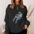 Astronaut Reading Book Sci-Fi Enthusiast Sweatshirt Gifts for Her Astronaut Reading Book Sci-Fi Enthusiast Sweatshirt Gifts for Her