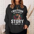 Audiobook Enthusiasts Headphones Flowers Book Club Bookworm Sweatshirt Gifts for Her Audiobook Enthusiasts Headphones Flowers Book Club Bookworm Sweatshirt Gifts for Her
