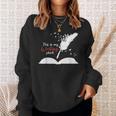 Author This Is My Writing Shirt Writing Pen Books Writers Sweatshirt Gifts for Her