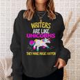 Authors Writer Magic Funny For Book Publisher And Writers Sweatshirt Gifts for Her