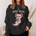 Axolotl Reading a Book Read Alotl Books Axolotl Book Sweatshirt Gifts for Her