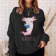 AXOLOTL Reads a Book READOLOTL Bookworm Axolotl Sweatshirt Gifts for Her AXOLOTL Reads a Book READOLOTL Bookworm Axolotl Sweatshirt Gifts for Her