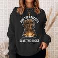 Ban The Fascists Save The Books Book & Dogs Lovers Sweatshirt Gifts for Her