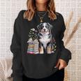 Bernese Mountain Dog Berner Bookworm Flowers Book Reading Sweatshirt Gifts for Her Bernese Mountain Dog Berner Bookworm Flowers Book Reading Sweatshirt Gifts for Her