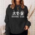 Boo Ghost Books Book Club Halloween Women School Teacher Sweatshirt Gifts for Her