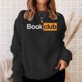 Book Club Logo For Novel Literature Reading Lover Sweatshirt Gifts for Her Book Club Logo For Novel Literature Reading Lover Sweatshirt Gifts for Her