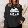 Book Club Lover Reader Sweatshirt Gifts for Her