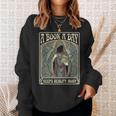 A Book a Day Keeps Reality Away Reading Lover Tarot Card Sweatshirt Gifts for Her