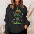 Im The Book Dragon Elf Christmas Librarian Sweatshirt Gifts for Her