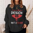 I Am A Book Dragon Not A Worm Sweatshirt Gifts for Her