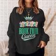 Book Fair Queen Literature School Book Fair Event Sweatshirt Gifts for Her Book Fair Queen Literature School Book Fair Event Sweatshirt Gifts for Her